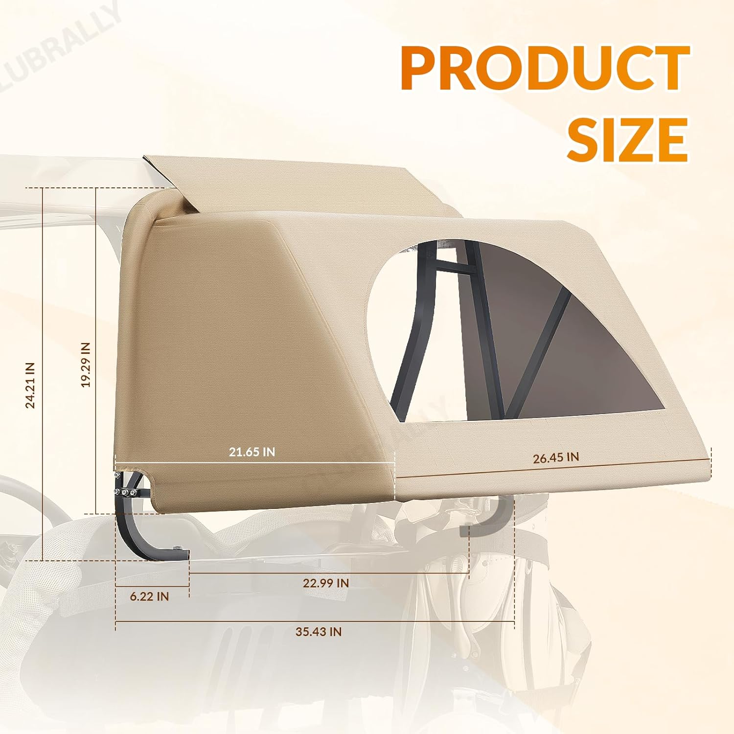 golf cart rain cover