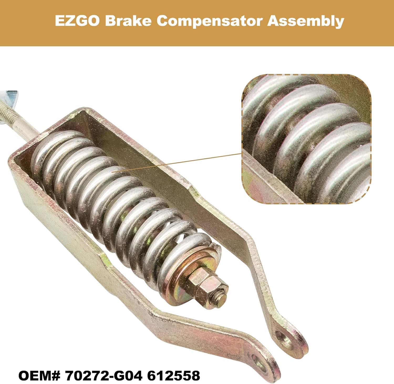 Brake Compensator Assembly Kit for EZGO Medalist TXT PDS 1994-up Gas & Electric, OEM# 70272-G04 612558 |Drive-up