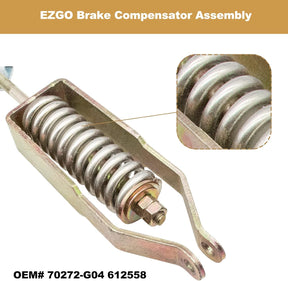 Brake Compensator Assembly Kit for EZGO Medalist TXT PDS 1994-up Gas & Electric, OEM# 70272-G04 612558 |Drive-up