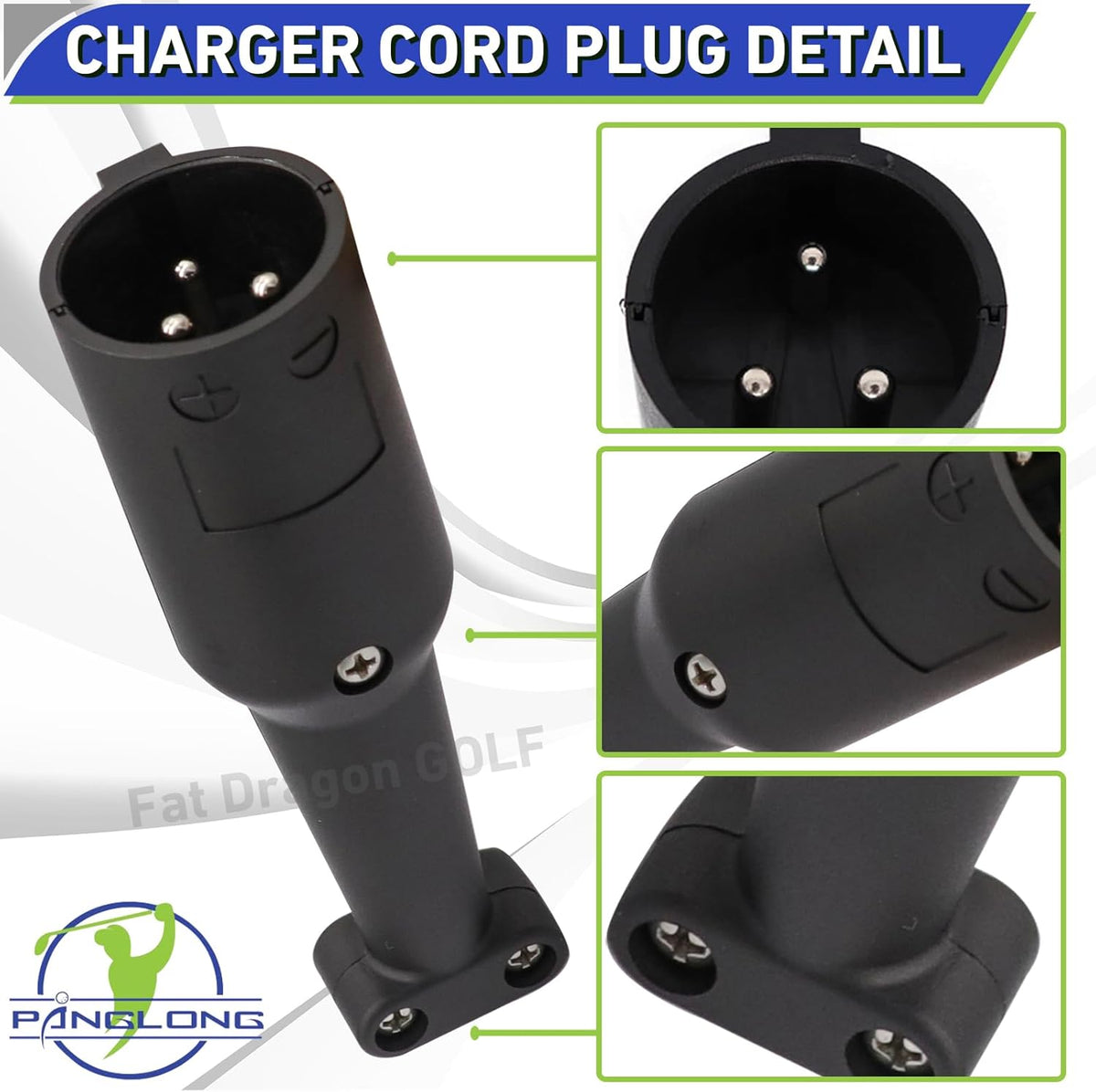 48V Golf Cart Charger Club Car Charger Plug 101828901 101802101 | Drive-up