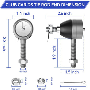 Club Car Tie Rod End for 1976-2008 DS