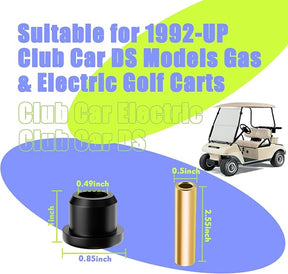 Club Car Front Leaf Spring Bushings and Sleeves Kit