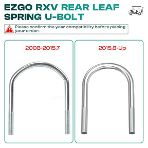 golf cart ezgo rear leaf spring u bolt