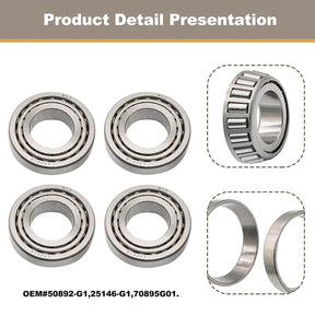 EZGO TXT Golf Cart Front Wheel Bearing & Seal Replacement Kit 1976-Up | Drive-up