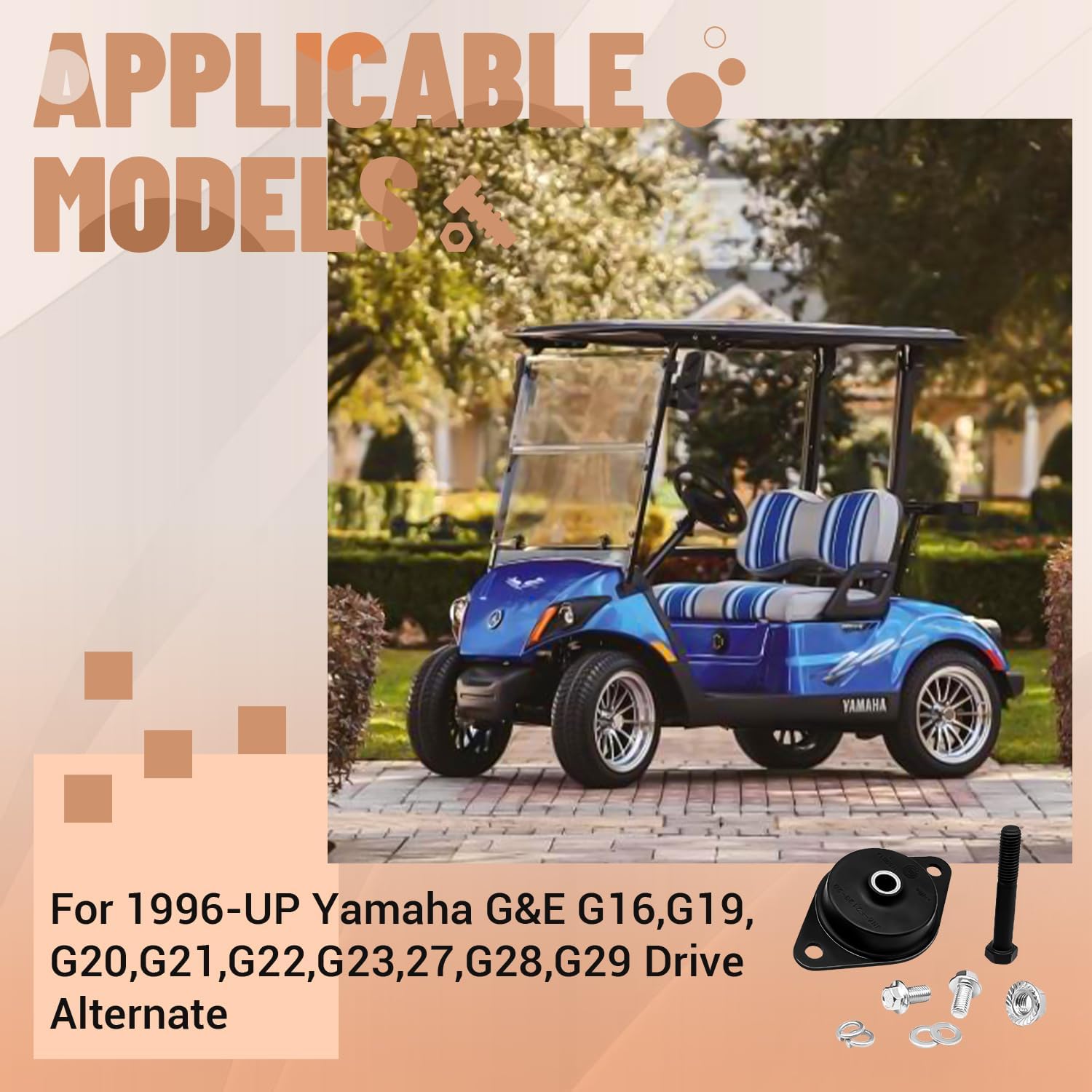 yamaha Golf Cart Bushing Mounting