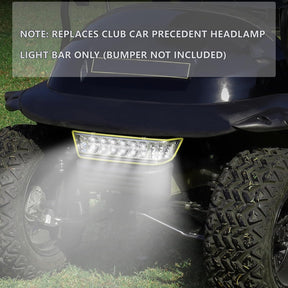 Golf Cart LED Headlight Bar for Club Car Precedent 2004-Up with Front Head Light 12V | Drive-up