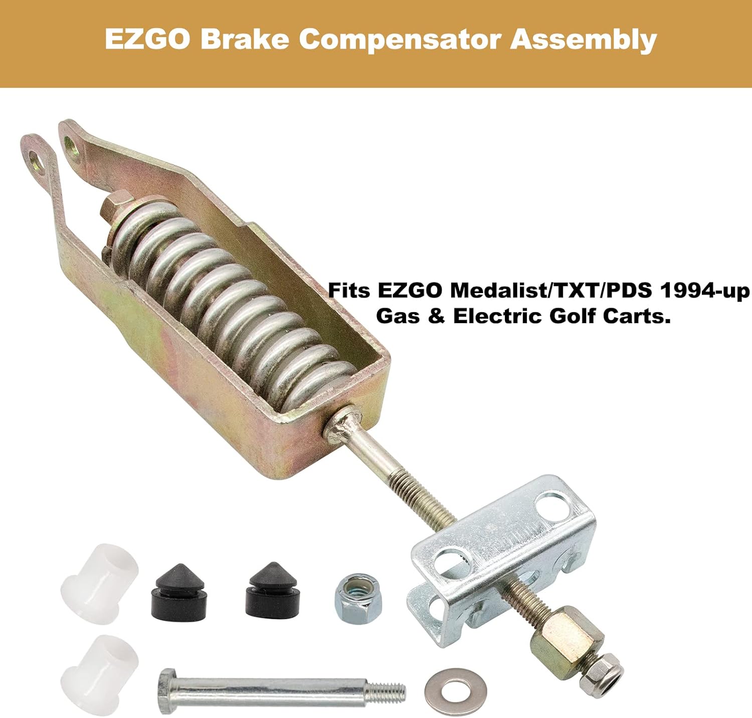 Brake Compensator Assembly Kit for EZGO Medalist TXT PDS 1994-up Gas & Electric, OEM# 70272-G04 612558 |Drive-up