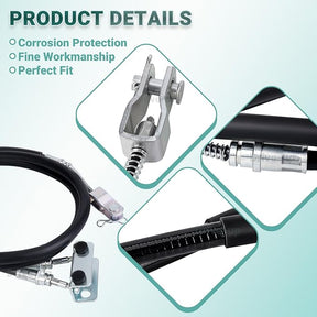 EZGO TXT Brake Cable Kit w/Stainless Cores - Driver & Passenger (1994-2008) |Drive-up