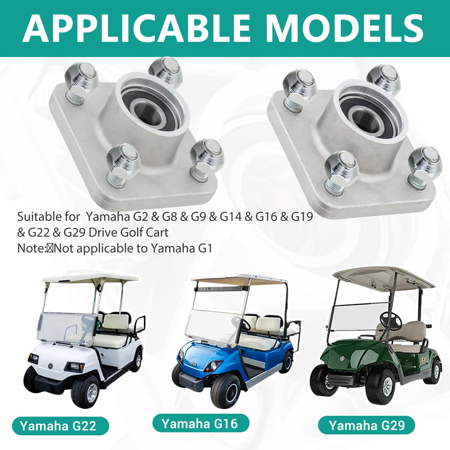 yamaha golf cart hubs