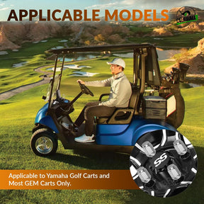 Golf Cart Chrome Lug Nuts