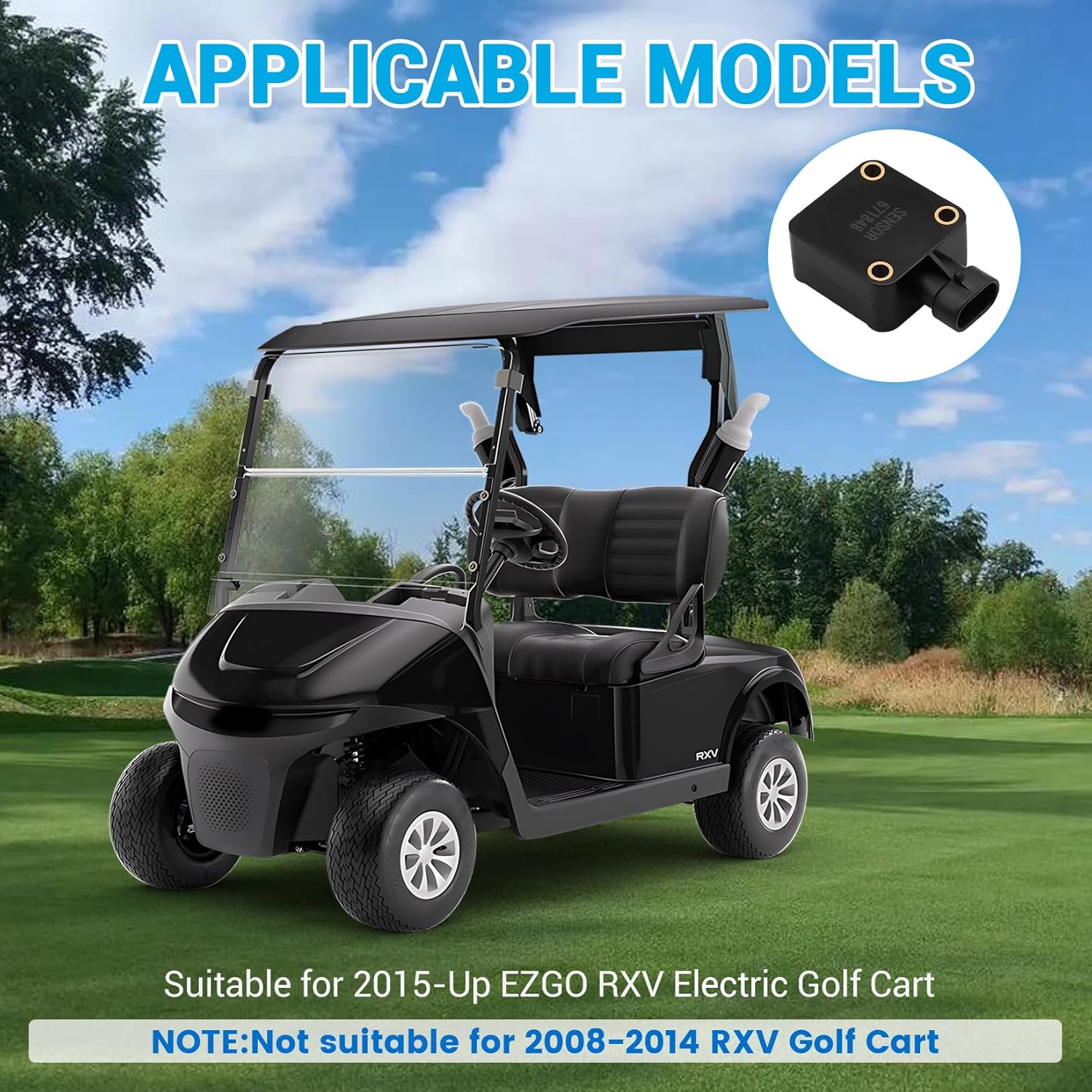 Electronic Throttle Accelerator Sensor for EZGO RXV 2015-Up Golf Carts