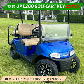 EZGO Golf Cart Key Ignition 25-Pack - Fits 1981+ gas and electric models(OEM 17063-G01) | Drive-up