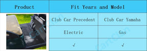 Golf Cart Rubber Floor Mat