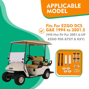 King Pin Tube & Spindle Bushing Kit for EZGO DCS Golf Carts