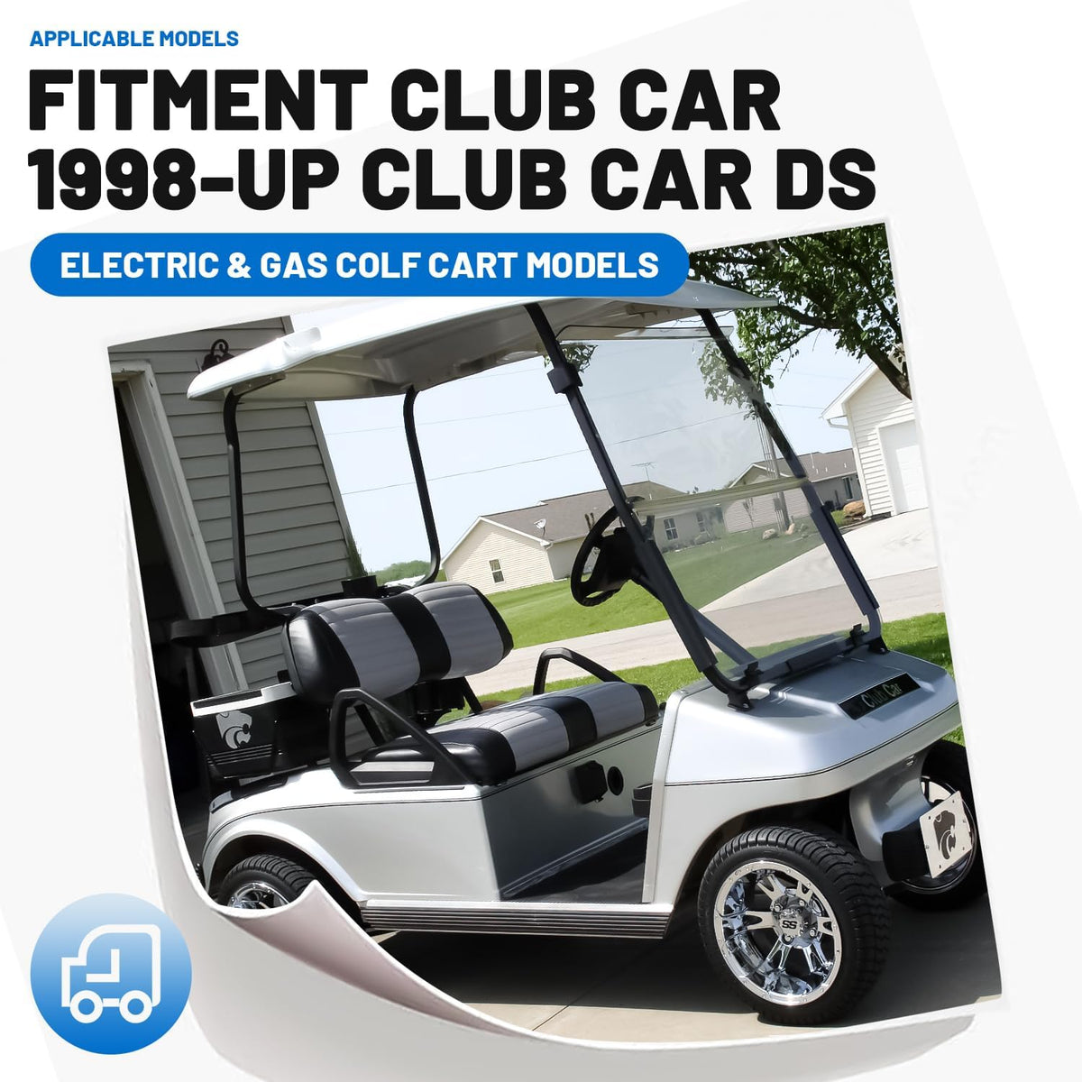 Complete Golf Cart Brake Pedal Assembly Kit for Club Car DS 1998-Up