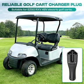 48V Triangle Charger Plug Handle for EZGO RXV Golf Carts | DRIVE UP