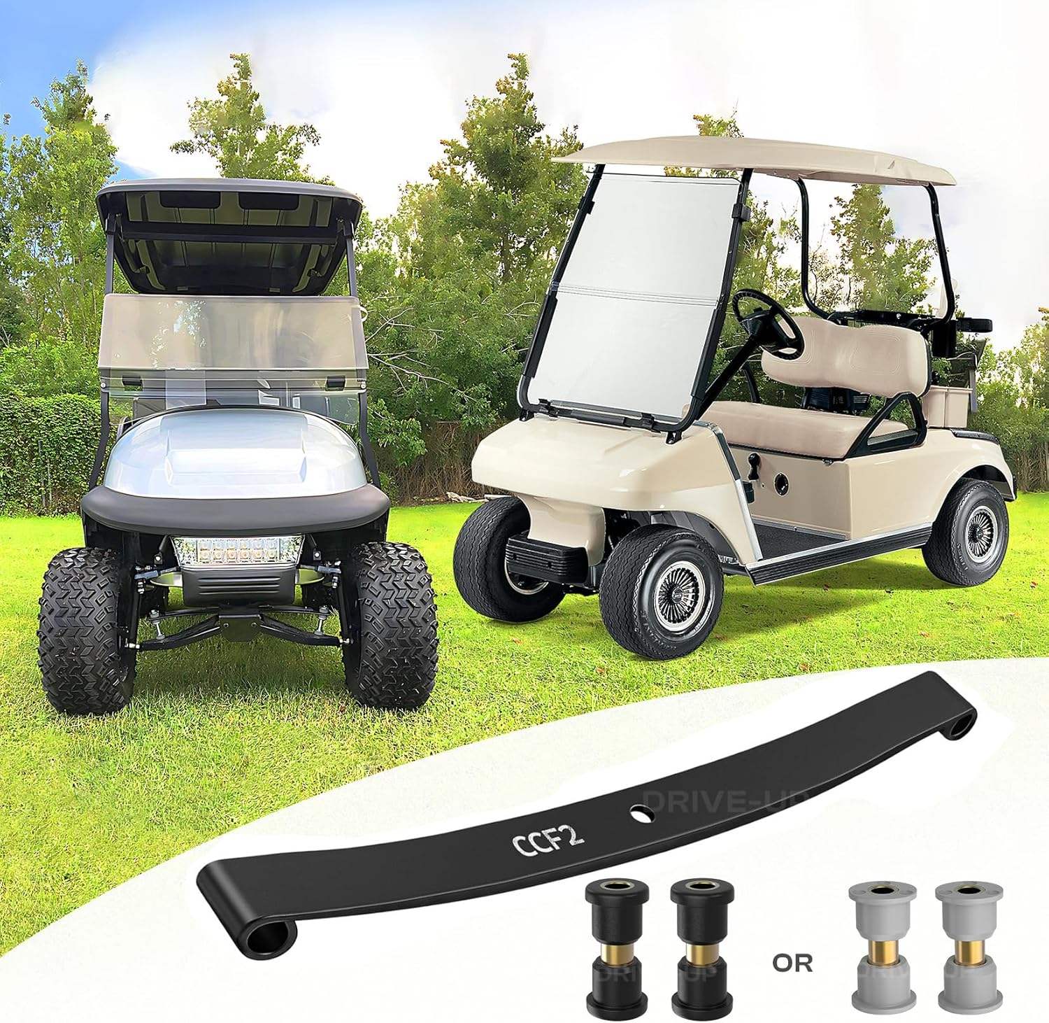 Golf Cart Front Leaf Spring Standard for Club Car Precedent DS | Drive-up