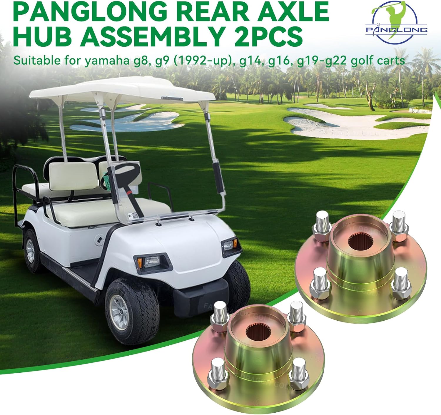 yamaha golf cart wheel hub