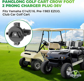 Crow Foot 2 Prong Charger Plug for Yamaha