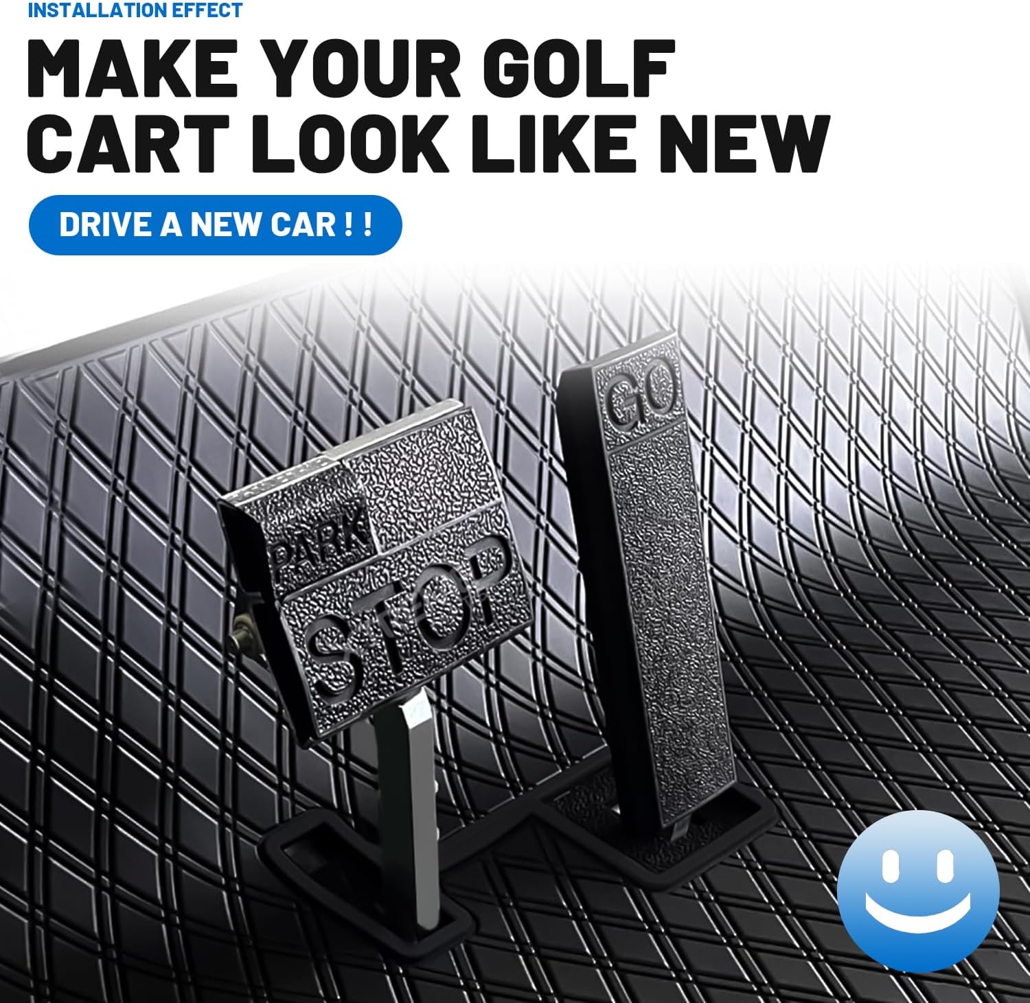 Complete Golf Cart Brake Pedal Assembly Kit for Club Car DS 1998-Up