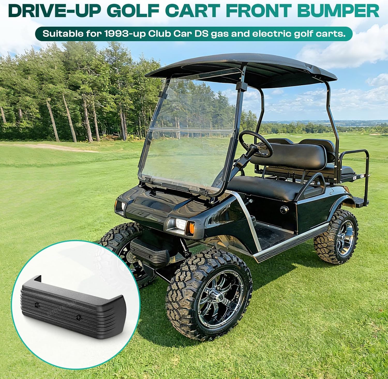 Golf Cart Front Bumper for Club Car DS 1993-up