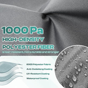 Universal Golf Cart Cover with Doors - Waterproof 420D/600D |Drive-up