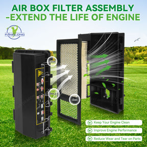 Air Box Filter Assembly for 1994-2005 EZGO Gas Golf Cart | Drive up