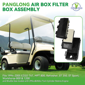 Air Box Filter Assembly for 1994-2005 EZGO Gas Golf Cart | Drive up
