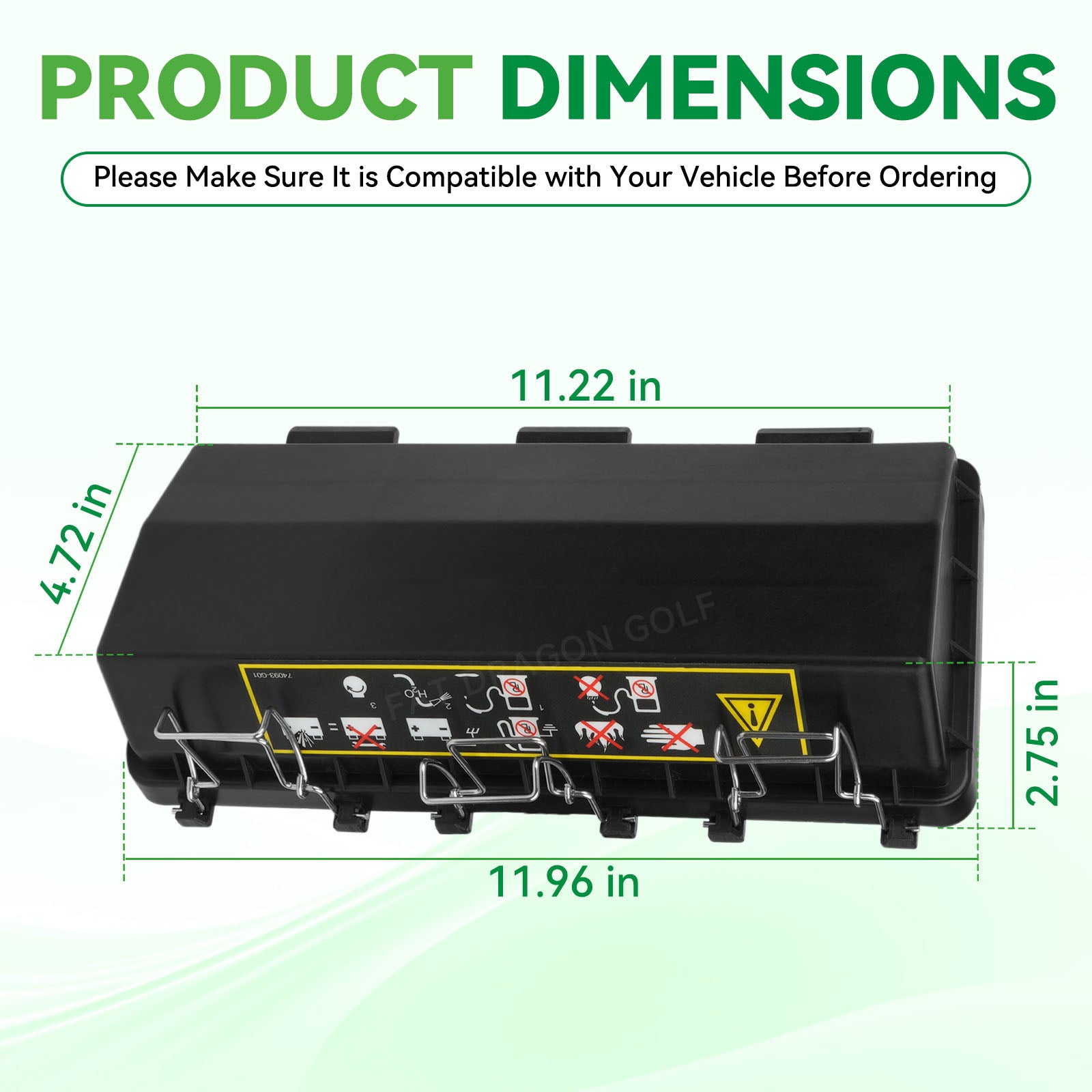 Air Box Filter Housing Cover for 1994-2005 EZGO Gas Golf Cart | Drive up