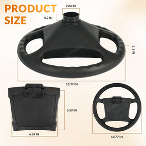 Club Car DS Steering Wheel OEM, 13.77" Anti-Slip Golf Cart Steering Wheel for Club Car DS | Drive-up