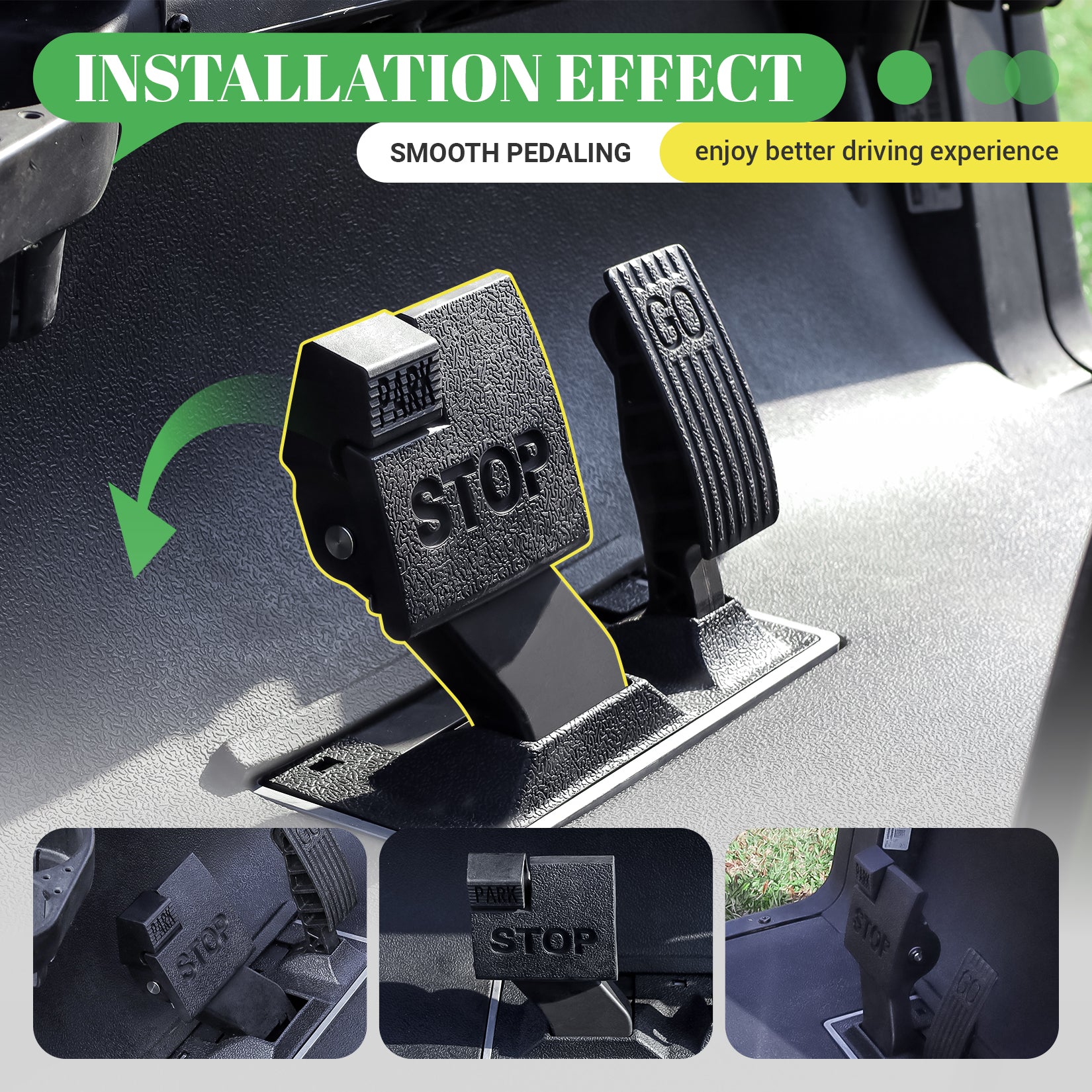 Drive-up Brake Pedal Assembly for Club Car 2nd Gen Golf Carts | Drive-up