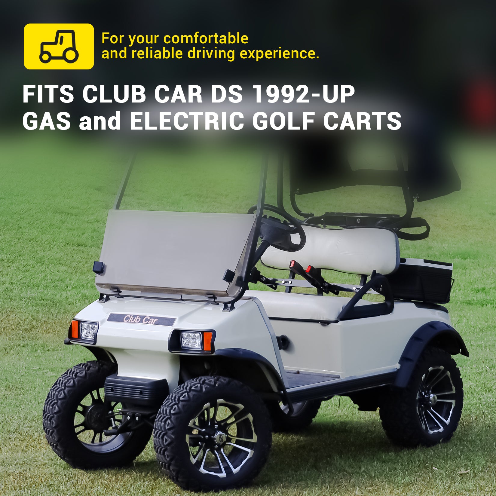 Golf Cart Bushings Kit for Club Car DS 1992-Up - RED | Drive-up