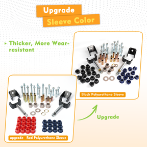 Club Car Deluxe Golf Cart Front and Rear End Repair Bushing Kit, Upgrade DS Front End Rebuild Kit for DS 1993-Up |Drive-up