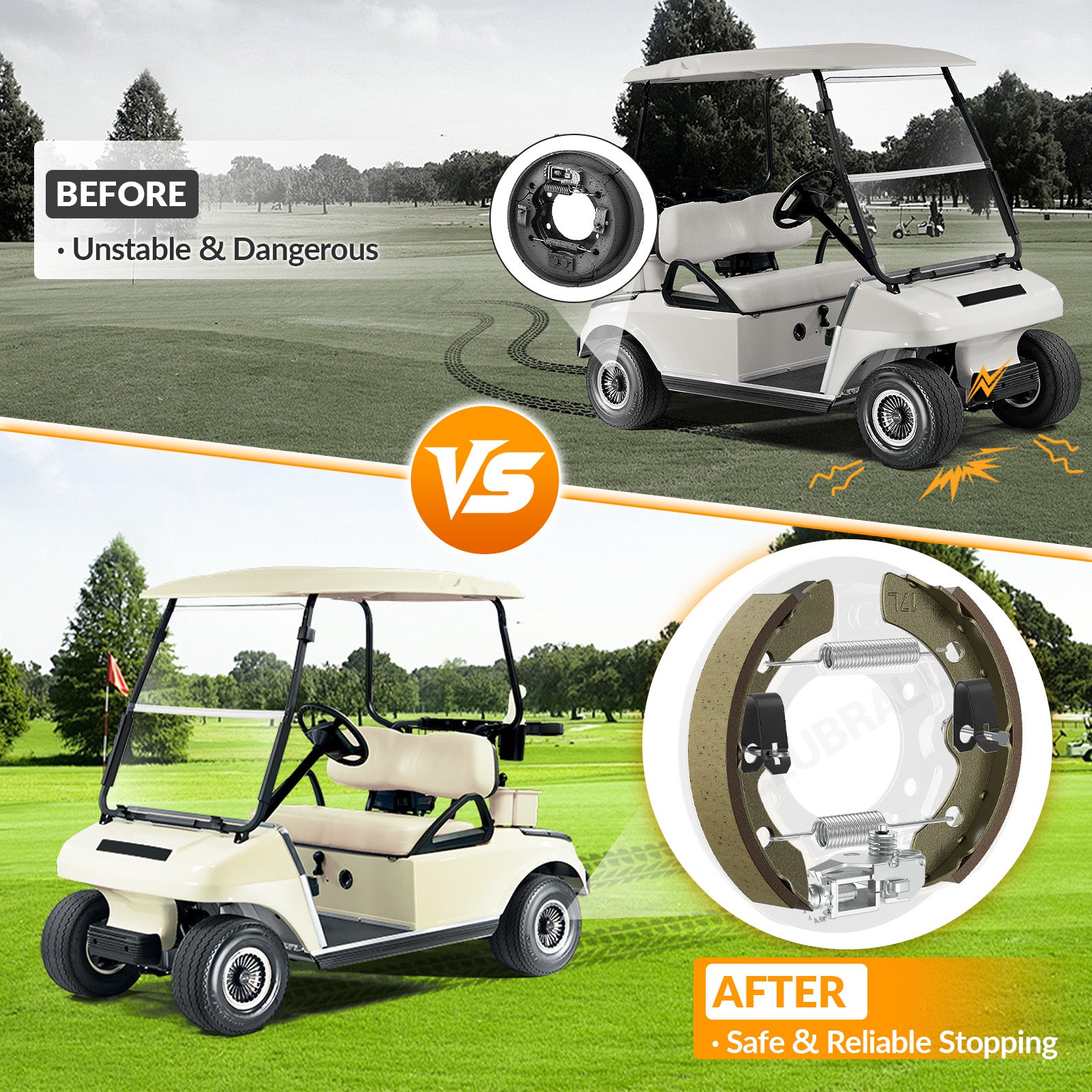 golf cart brake shoes