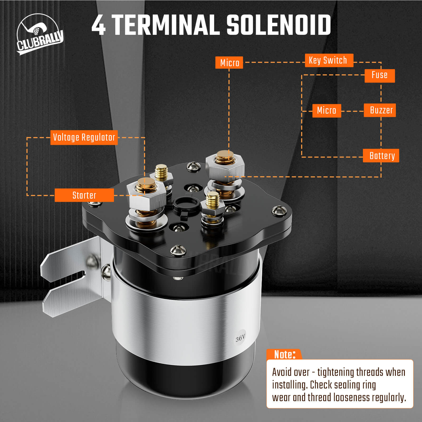 36V Golf Cart Solenoid