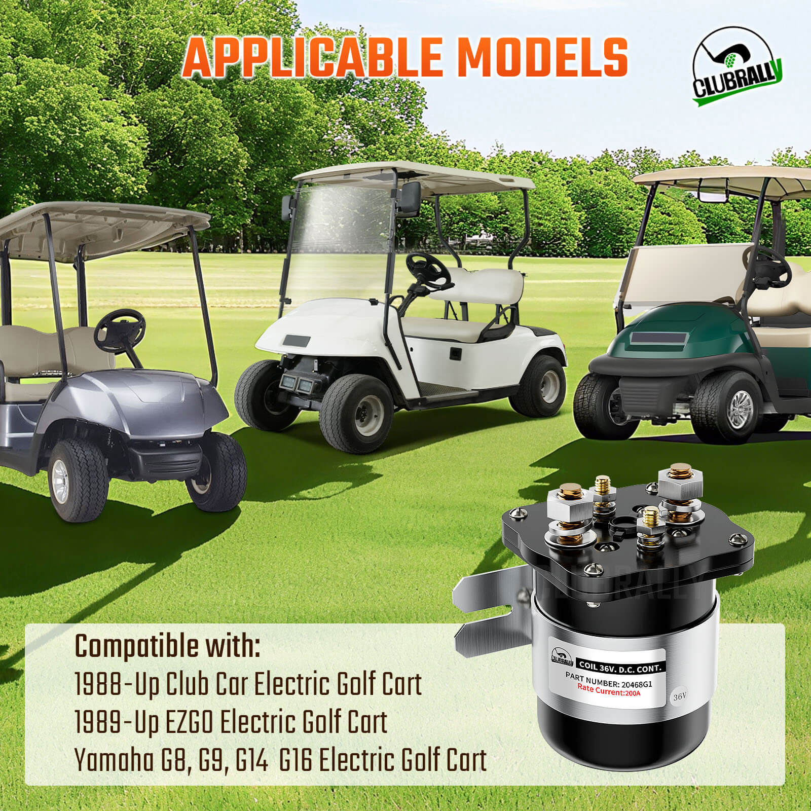 36V Golf Cart Solenoid