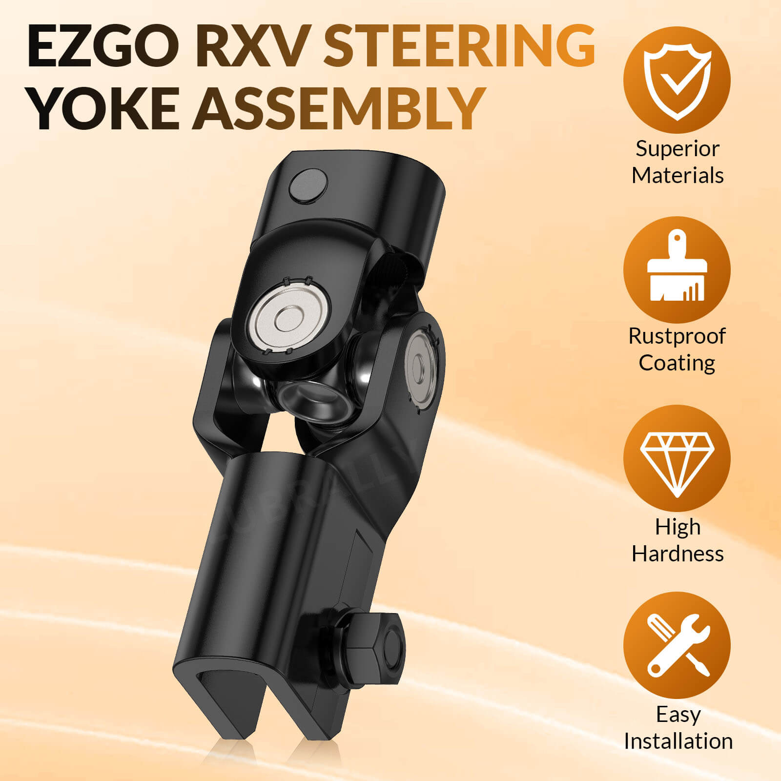 EZGO Golf Cart Steering Column Yoke for RXV Models | Drive-up