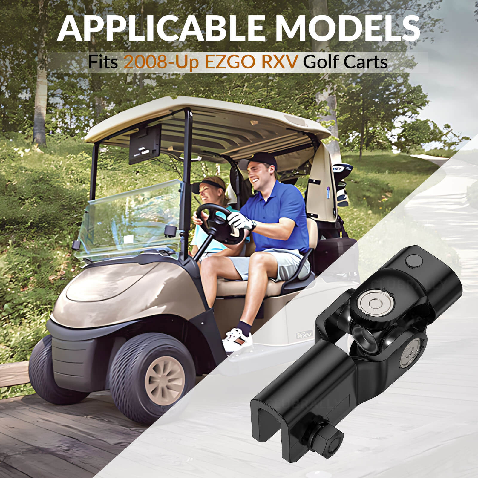 EZGO Golf Cart Steering Column Yoke for RXV Models | Drive-up