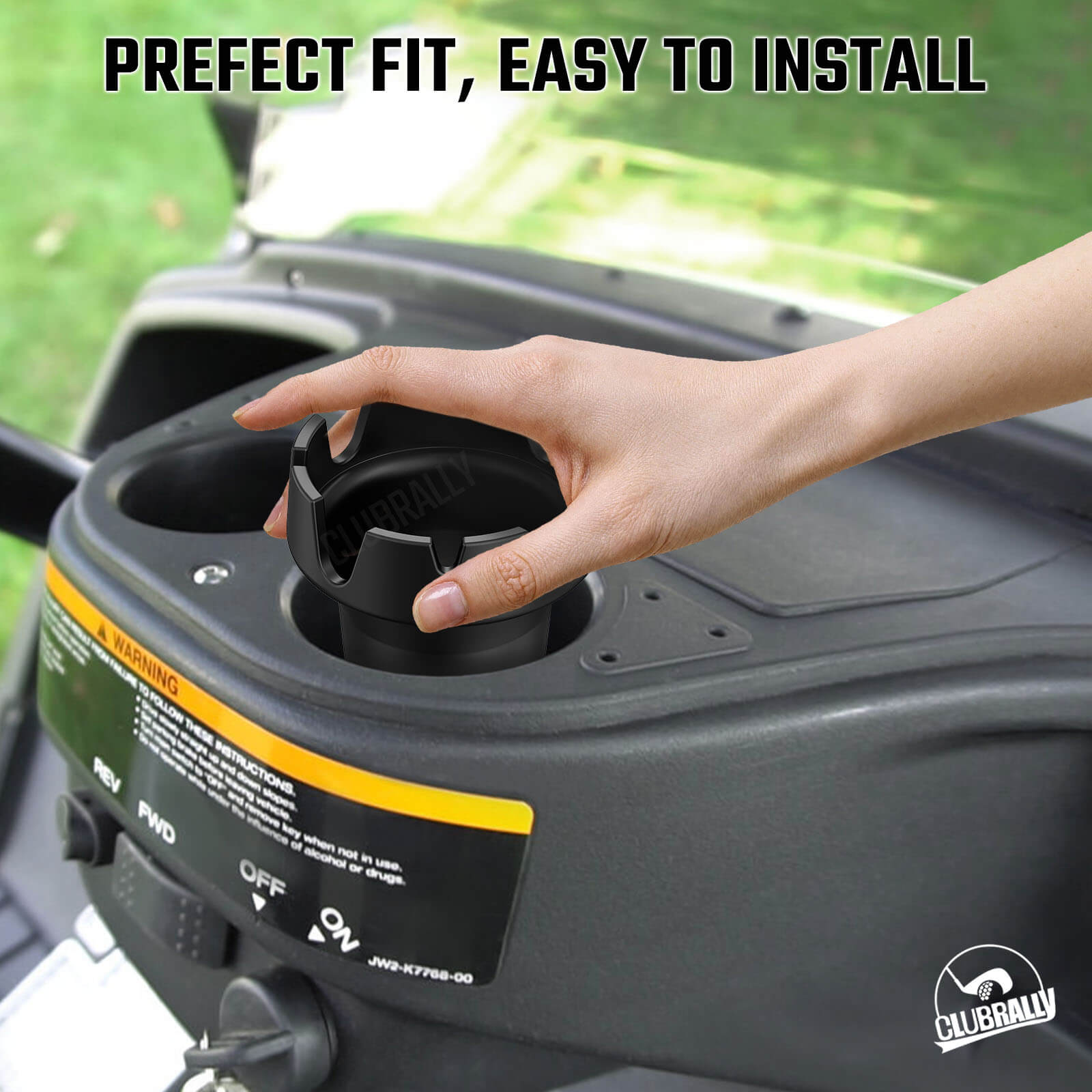 Universal Cup Holder Ashtray for Golf Carts