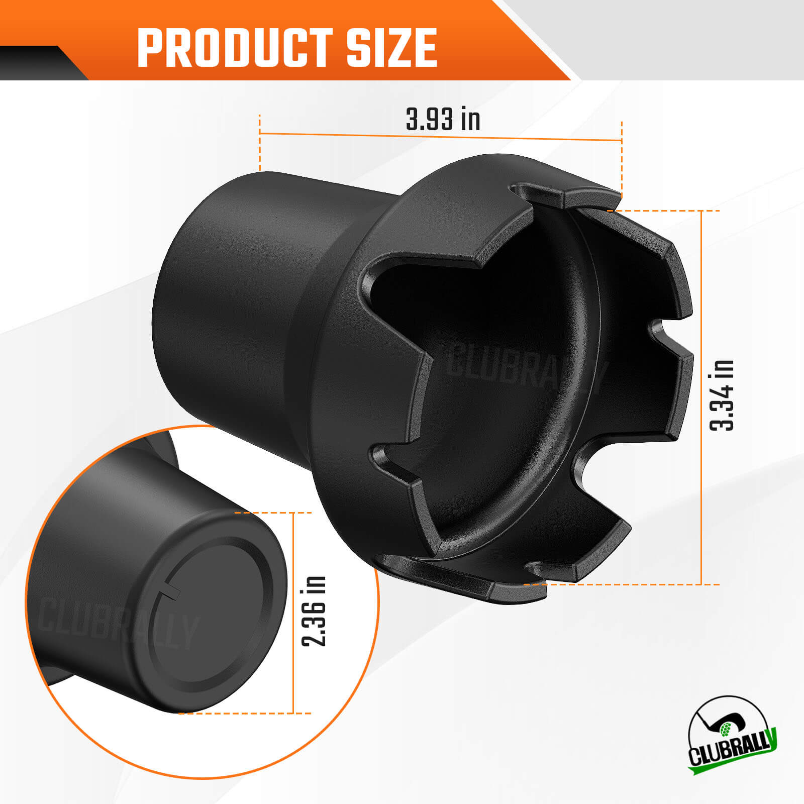 Universal Cup Holder Ashtray for Golf Carts