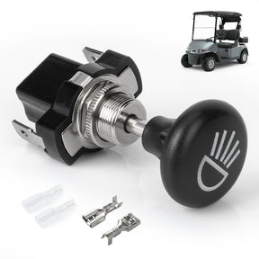 Universal Golf Cart Push Button Light Switch for Club Car Yamaha EZGO - 12Volt Light Switch, OEM #4034 | Drive-up