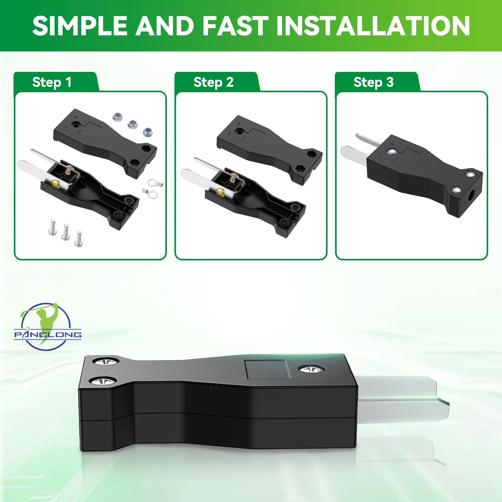 2-Prong Charger Plug for 36V Club Car