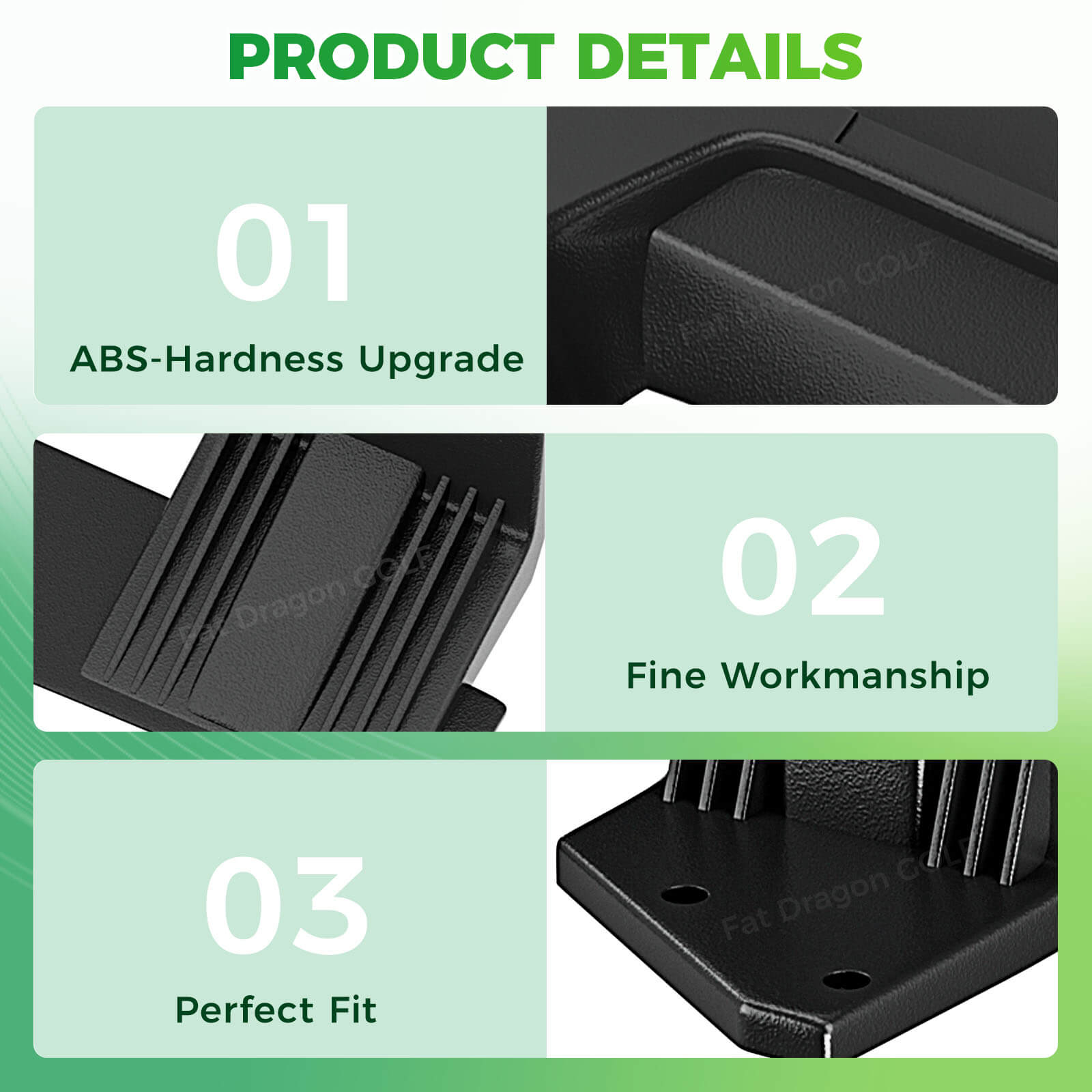Club Car Arm Rest Hip Restraint for 2000-up DS