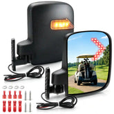 Universal Golf Cart Side Rear View Mirror with Turn Signal
