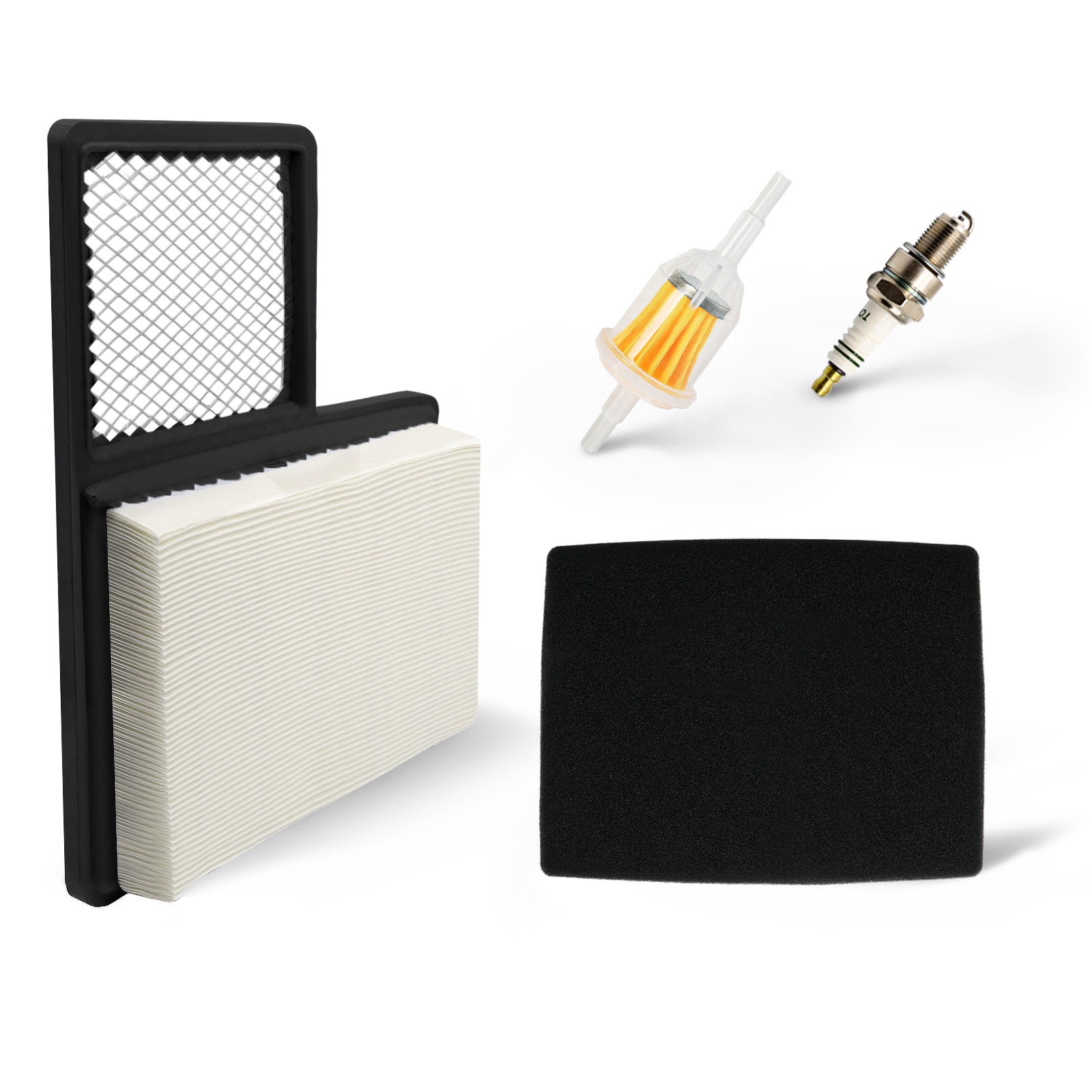 Golf Cart Air Filter Pre-Filter with Spark Plug Fuel Filter Tune Up kit Replacement suitable for Yamaha |Drive-up