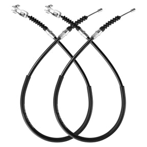 Drive-up Club Car DS Brake Cable Kit & Hanger for 2000-up Gas & Electric Golf Cart Stainless Steel Core Driver and Passenger Side Cables OEM# 102022101 1013207 101900801