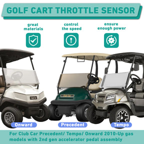 Club Car Throttle Sensor for Precedent/ Tempo/ Onward 2010-Up Gas Models, Replaces OEM #N34-1173(G) | Drive-up