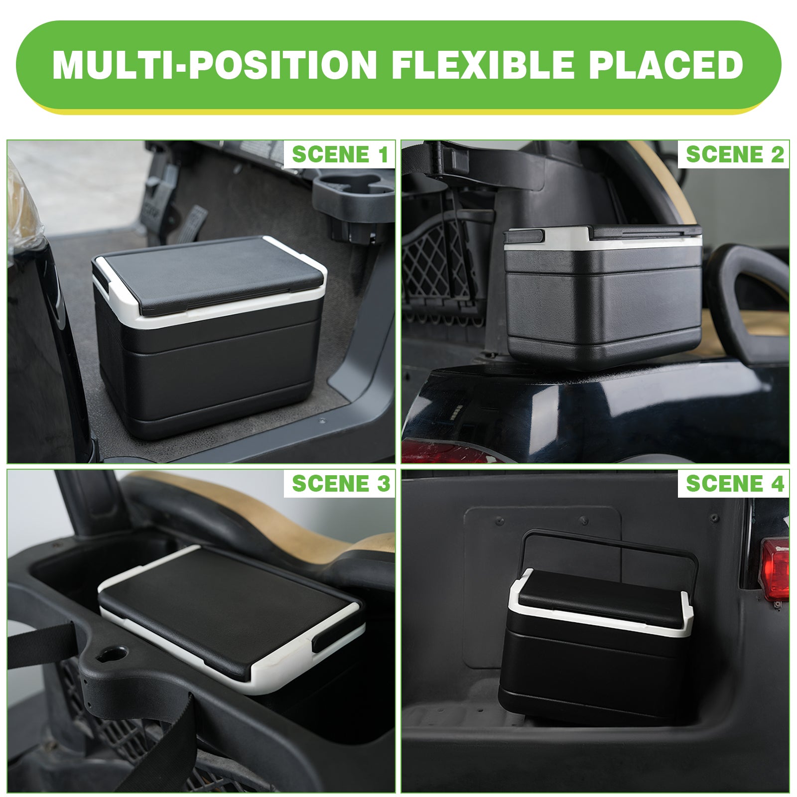 Golf Cart Cooler with Mounting Kit  fit for Club Car Precedent/Tempo/Onward | Drive-up