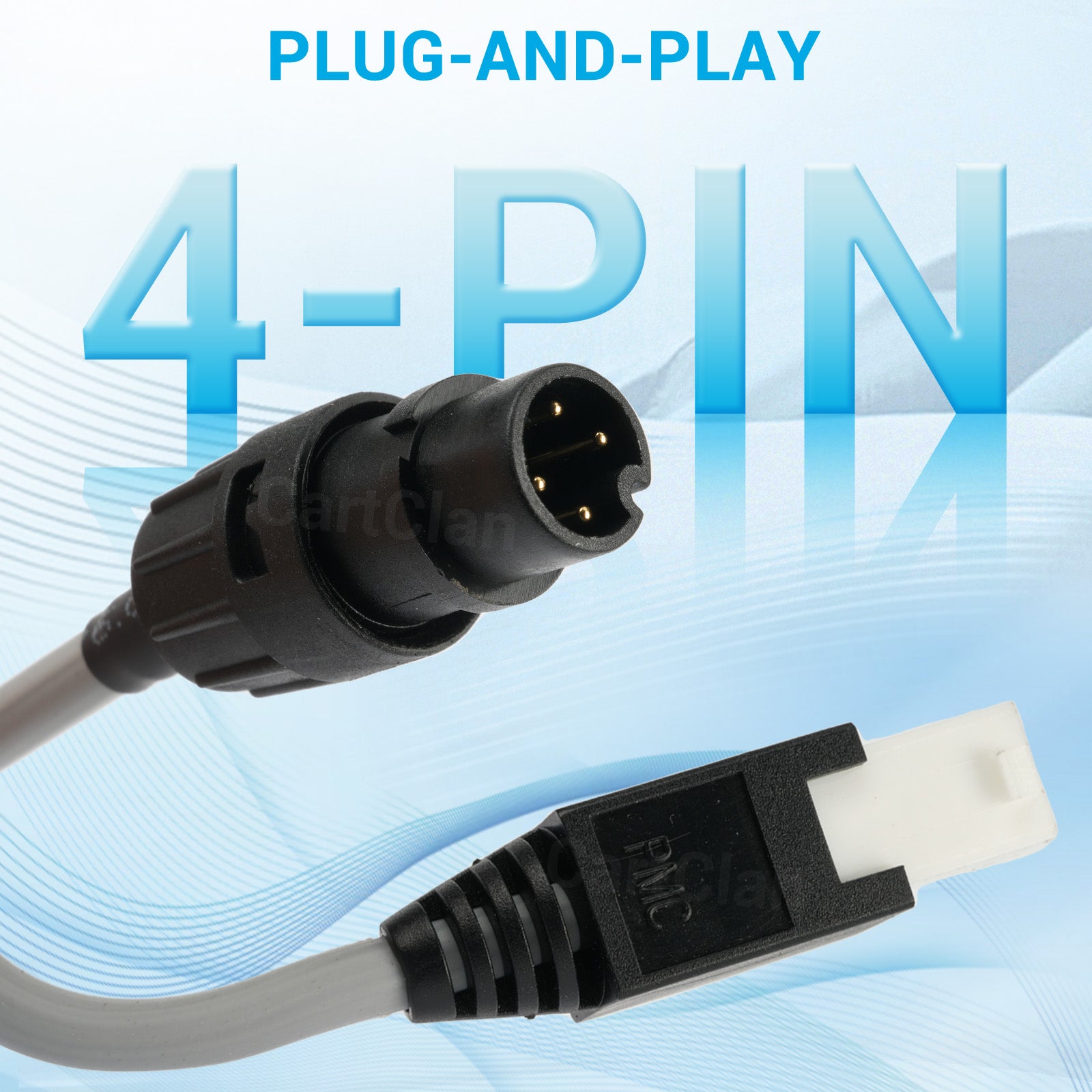 Club Car Handheld Adapter 1307 4 Pin Molex Cable for Curtis Speed Code Programmer 1311/1313 OEM #102251501 |Drive-up