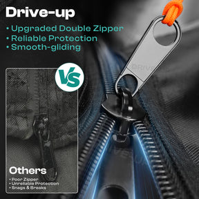 Club Car Precedent Enclosure Fits for 4 Passengers, 600D Golf Cart Driving Cover with Zippered Doors&4-Sided Clear Window |Drive-up